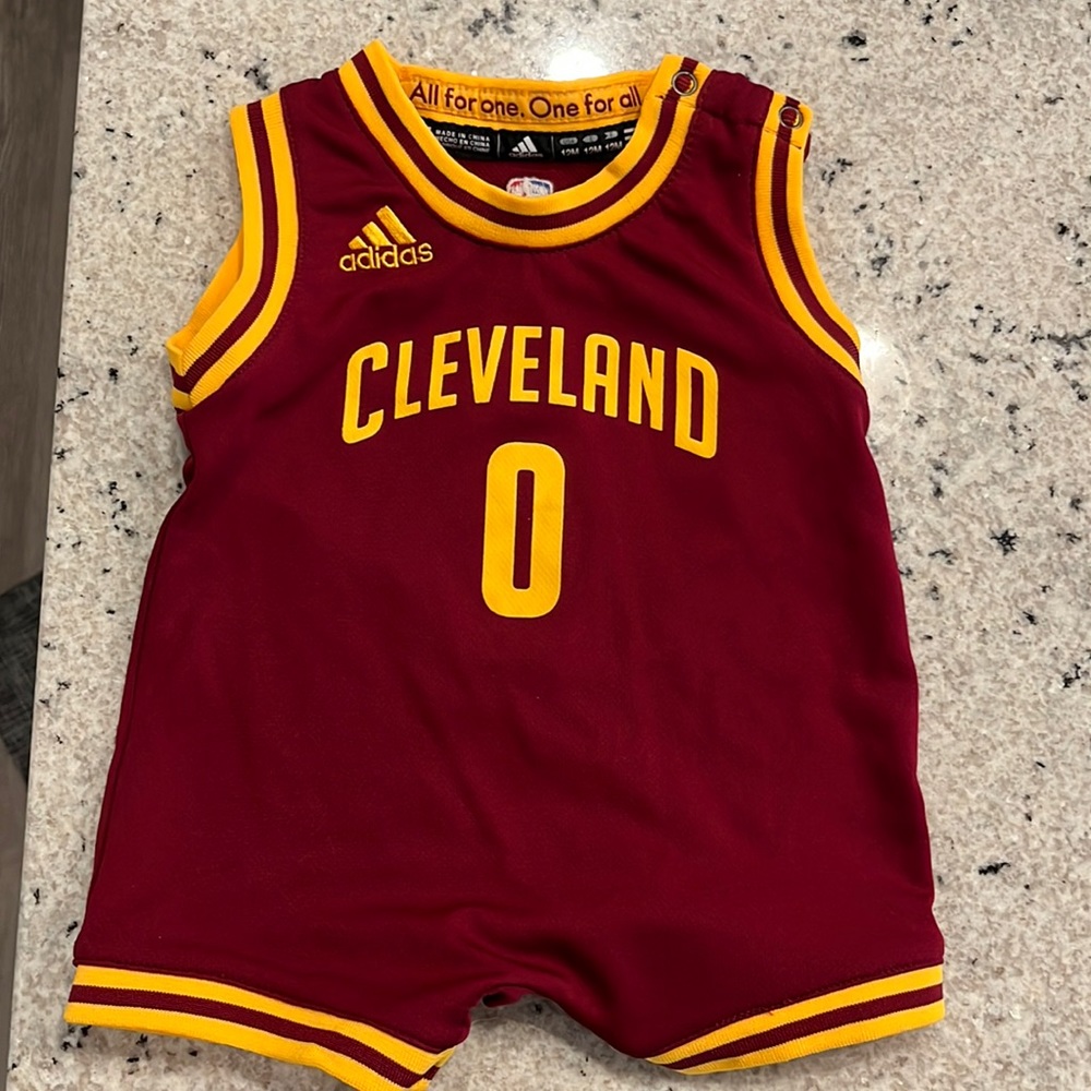 Baby Cleveland 🏀 Cavaliers basketball jersey bodysuit